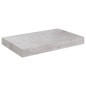 vidaXL Schwebendes Wandregal Betongrau 23x23,5x3,8 cm MDF vidaXL Schwebendes Wandregal Betongrau 23x23,5x3,8 cm MDF