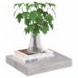 vidaXL Schwebendes Wandregal Betongrau 23x23,5x3,8 cm MDF vidaXL Schwebendes Wandregal Betongrau 23x23,5x3,8 cm MDF