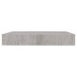 vidaXL Schwebendes Wandregal Betongrau 23x23,5x3,8 cm MDF vidaXL Schwebendes Wandregal Betongrau 23x23,5x3,8 cm MDF