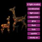 vidaXL LED-Rentier-Familie Weihnachtsdeko Acryl 160 LED Bunt vidaXL LED-Rentier-Familie Weihnachtsdeko Acryl 160 LED Bunt