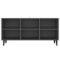 vidaXL TV-Schrank mit Metallbeinen Grau 103,5x30x50 cm vidaXL TV-Schrank mit Metallbeinen Grau 103,5x30x50 cm