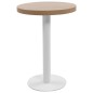 vidaXL Bistrotisch Hellbraun 60 cm MDF vidaXL Bistrotisch Hellbraun 60 cm MDF