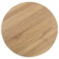 vidaXL Bistrotisch Hellbraun 60 cm MDF vidaXL Bistrotisch Hellbraun 60 cm MDF