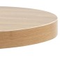vidaXL Bistrotisch Hellbraun 60 cm MDF vidaXL Bistrotisch Hellbraun 60 cm MDF