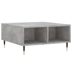 vidaXL Couchtisch Betongrau 60x60x30 cm Holzwerkstoff