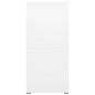 vidaXL Aktenschrank Weiß 46x62x133 cm Stahl vidaXL Aktenschrank Weiß 46x62x133 cm Stahl