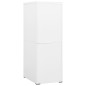 vidaXL Aktenschrank Weiß 46x62x133 cm Stahl vidaXL Aktenschrank Weiß 46x62x133 cm Stahl