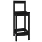 vidaXL 7-tlg. Bar-Set Schwarz Massivholz Kiefer vidaXL 7-tlg. Bar-Set Schwarz Massivholz Kiefer