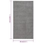 vidaXL Teppich Kurzflor 80x150 cm Grau vidaXL Teppich Kurzflor 80x150 cm Grau