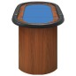 vidaXL Pokertisch 10 Spieler Blau 160x80x75 cm vidaXL Pokertisch 10 Spieler Blau 160x80x75 cm