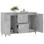 vidaXL Sideboard Betongrau 104x35x70 cm Holzwerkstoff vidaXL Sideboard Betongrau 104x35x70 cm Holzwerkstoff