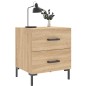 vidaXL Nachttische 2 Stk. Sonoma-Eiche 40x35x47,5 cm Holzwerkstoff vidaXL Nachttische 2 Stk. Sonoma-Eiche 40x35x47,5 cm Holzwerkstoff