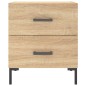 vidaXL Nachttische 2 Stk. Sonoma-Eiche 40x35x47,5 cm Holzwerkstoff vidaXL Nachttische 2 Stk. Sonoma-Eiche 40x35x47,5 cm Holzwerkstoff