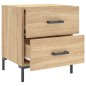 vidaXL Nachttische 2 Stk. Sonoma-Eiche 40x35x47,5 cm Holzwerkstoff vidaXL Nachttische 2 Stk. Sonoma-Eiche 40x35x47,5 cm Holzwerkstoff