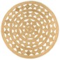 vidaXL Teppich Handgefertigt Geflochten Jute 210 cm vidaXL Teppich Handgefertigt Geflochten Jute 210 cm