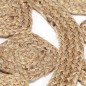 vidaXL Teppich Handgefertigt Geflochten Jute 210 cm vidaXL Teppich Handgefertigt Geflochten Jute 210 cm