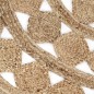 vidaXL Teppich Handgefertigt Geflochten Jute 210 cm vidaXL Teppich Handgefertigt Geflochten Jute 210 cm