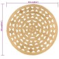 vidaXL Teppich Handgefertigt Geflochten Jute 210 cm vidaXL Teppich Handgefertigt Geflochten Jute 210 cm