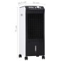 vidaXL 3-in-1 Mobiler Luftkühler Luftbefeuchter Luftreiniger 65W vidaXL 3-in-1 Mobiler Luftkühler Luftbefeuchter Luftreiniger 65W