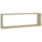 vidaXL Würfelregale 2 Stk. Sonoma-Eiche 80x15x26,5 cm Holzwerkstoff vidaXL Würfelregale 2 Stk. Sonoma-Eiche 80x15x26,5 cm Holzwerkstoff