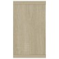 vidaXL Würfelregale 2 Stk. Sonoma-Eiche 80x15x26,5 cm Holzwerkstoff vidaXL Würfelregale 2 Stk. Sonoma-Eiche 80x15x26,5 cm Holzwerkstoff