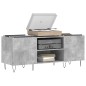 vidaXL Plattenschrank Betongrau 121x38x48 cm Holzwerkstoff vidaXL Plattenschrank Betongrau 121x38x48 cm Holzwerkstoff