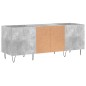 vidaXL Plattenschrank Betongrau 121x38x48 cm Holzwerkstoff vidaXL Plattenschrank Betongrau 121x38x48 cm Holzwerkstoff