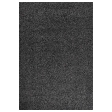 vidaXL Teppich Shaggy Hochflor Anthrazit 160x230 cm