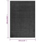 vidaXL Teppich Shaggy Hochflor Anthrazit 160x230 cm vidaXL Teppich Shaggy Hochflor Anthrazit 160x230 cm