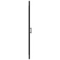 vidaXL Duschtür 91x195 cm Halbmatt Hartglas Schwarz vidaXL Duschtür 91x195 cm Halbmatt Hartglas Schwarz