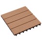 22 Stk. Terrassenfliesen 30 x 30 cm 2 qm WPC Teakholzfarbe 22 Stk. Terrassenfliesen 30 x 30 cm 2 qm WPC Teakholzfarbe