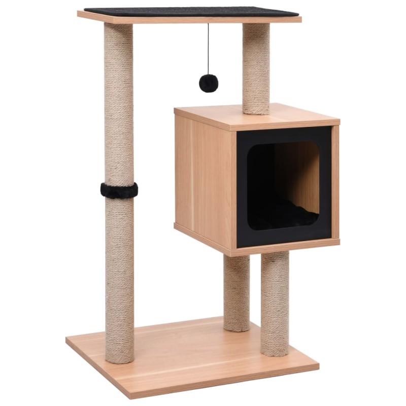 vidaXL Katzen-Kratzbaum mit Sisal-Kratzmatte 82 cm vidaXL Katzen-Kratzbaum mit Sisal-Kratzmatte 82 cm
