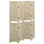 vidaXL 4-tlg. Raumteiler 140x165 cm Massivholz Paulownia vidaXL 4-tlg. Raumteiler 140x165 cm Massivholz Paulownia