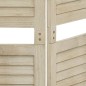vidaXL 4-tlg. Raumteiler 140x165 cm Massivholz Paulownia vidaXL 4-tlg. Raumteiler 140x165 cm Massivholz Paulownia
