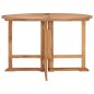 vidaXL Garten-Esstisch Klappbar Ø110x75 cm Massivholz Teak vidaXL Garten-Esstisch Klappbar Ø110x75 cm Massivholz Teak