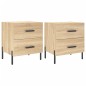 vidaXL Nachttische 2 Stk. Sonoma-Eiche 40x35x47,5 cm Holzwerkstoff vidaXL Nachttische 2 Stk. Sonoma-Eiche 40x35x47,5 cm Holzwerkstoff