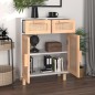 vidaXL Sideboard Weiß 60x30x75 cm Massivholz Kiefer und Natur-Rattan vidaXL Sideboard Weiß 60x30x75 cm Massivholz Kiefer und Natur-Rattan