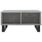 vidaXL Couchtisch Betongrau 60x60x30 cm Holzwerkstoff vidaXL Couchtisch Betongrau 60x60x30 cm Holzwerkstoff