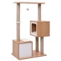vidaXL Katzen-Kratzbaum mit Sisal-Kratzmatte 104 cm vidaXL Katzen-Kratzbaum mit Sisal-Kratzmatte 104 cm
