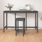 vidaXL Bartisch Grau 180x80x110 cm Massivholz Kiefer vidaXL Bartisch Grau 180x80x110 cm Massivholz Kiefer