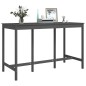 vidaXL Bartisch Grau 180x80x110 cm Massivholz Kiefer vidaXL Bartisch Grau 180x80x110 cm Massivholz Kiefer