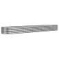 vidaXL Hochbeet Pulverbeschichteter Stahl 440x80x36 cm Silbern vidaXL Hochbeet Pulverbeschichteter Stahl 440x80x36 cm Silbern