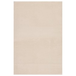 vidaXL Teppich Waschbar Flauschig Kurzflor 200x290 Rutschfest Beige