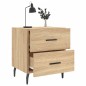 vidaXL Nachttische 2 Stk. Sonoma-Eiche 40x35x47,5 cm Holzwerkstoff vidaXL Nachttische 2 Stk. Sonoma-Eiche 40x35x47,5 cm Holzwerkstoff