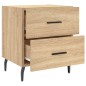 vidaXL Nachttische 2 Stk. Sonoma-Eiche 40x35x47,5 cm Holzwerkstoff vidaXL Nachttische 2 Stk. Sonoma-Eiche 40x35x47,5 cm Holzwerkstoff