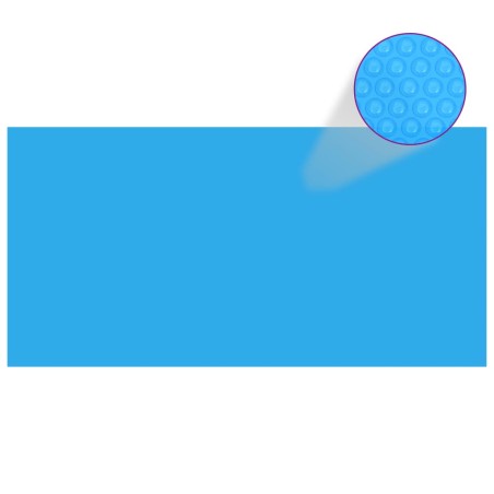 vidaXL Poolabdeckung Blau 400×200 cm PE