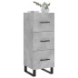 vidaXL Sideboard Betongrau 34,5x34x90 cm Holzwerkstoff vidaXL Sideboard Betongrau 34,5x34x90 cm Holzwerkstoff