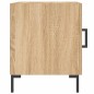 vidaXL Nachttische 2 Stk. Sonoma-Eiche 40x40x50 cm Holzwerkstoff vidaXL Nachttische 2 Stk. Sonoma-Eiche 40x40x50 cm Holzwerkstoff