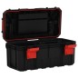 vidaXL Werkzeugkoffer Schwarz und Rot 55x28x26,5 cm vidaXL Werkzeugkoffer Schwarz und Rot 55x28x26,5 cm