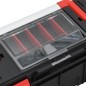 vidaXL Werkzeugkoffer Schwarz und Rot 55x28x26,5 cm vidaXL Werkzeugkoffer Schwarz und Rot 55x28x26,5 cm